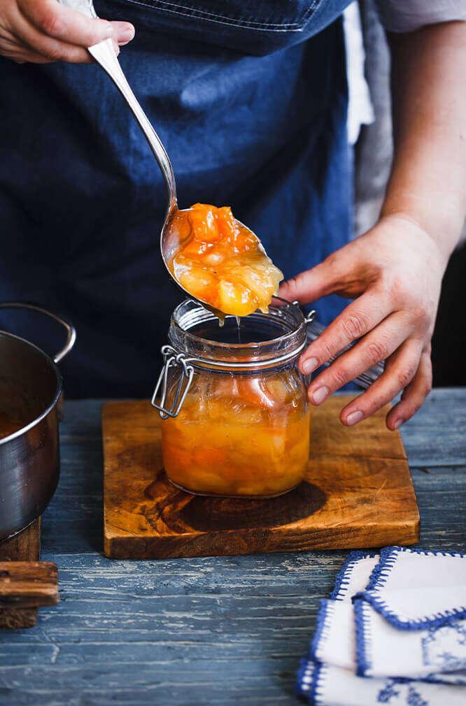 Einkochen aprikosen marmelade 666x1010
